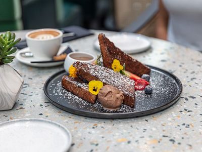 Chocolate Milk French Toast